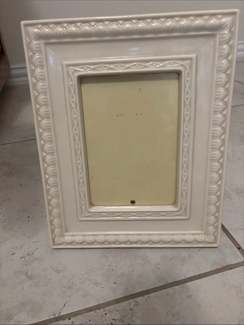Ceramic Decorative Picture Frame - Lenox brand 5x7